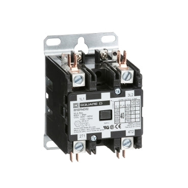 8910DPA22V06 Square D Class 8910 Contactor 600V 25A 480V Coil - Essential Electric Supply