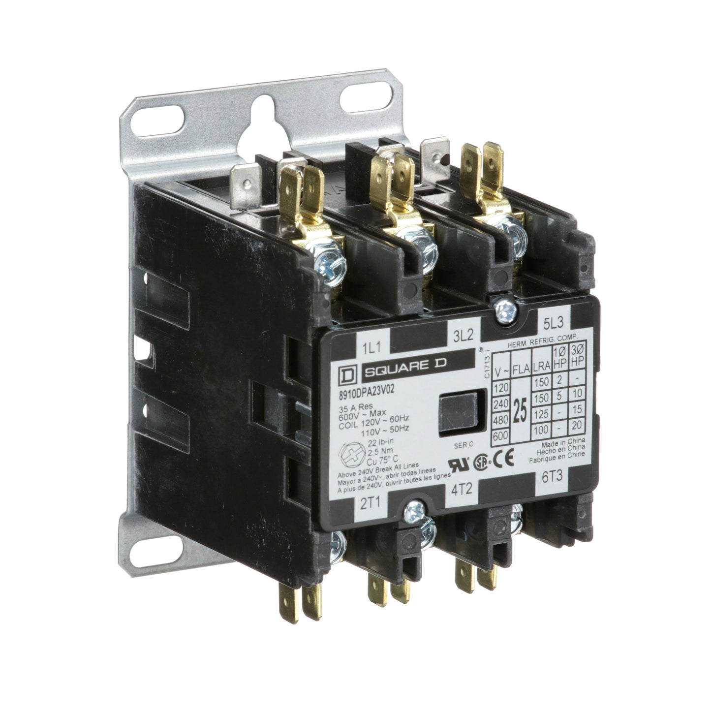 Square D 8910DPA23V02 Motor Control | Class 8910 DPA 600V 25A