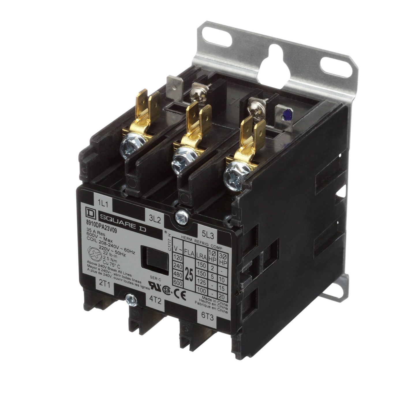 Square D 8910DPA23V09 Motor Control | Class 8910 DPA 600V 25A