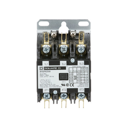 Square D 8910DPA33V04 Contactor | 3P 3Pole 600V 30A 277V Coil Class 8910