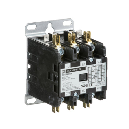 Square D 8910DPA33V04 Contactor | 3P 3Pole 600V 30A 277V Coil Class 8910