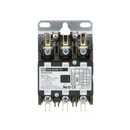 Square D 8910DPA33V09 Contactor | 3P 3PH 600V 30A 220VV Class 8910