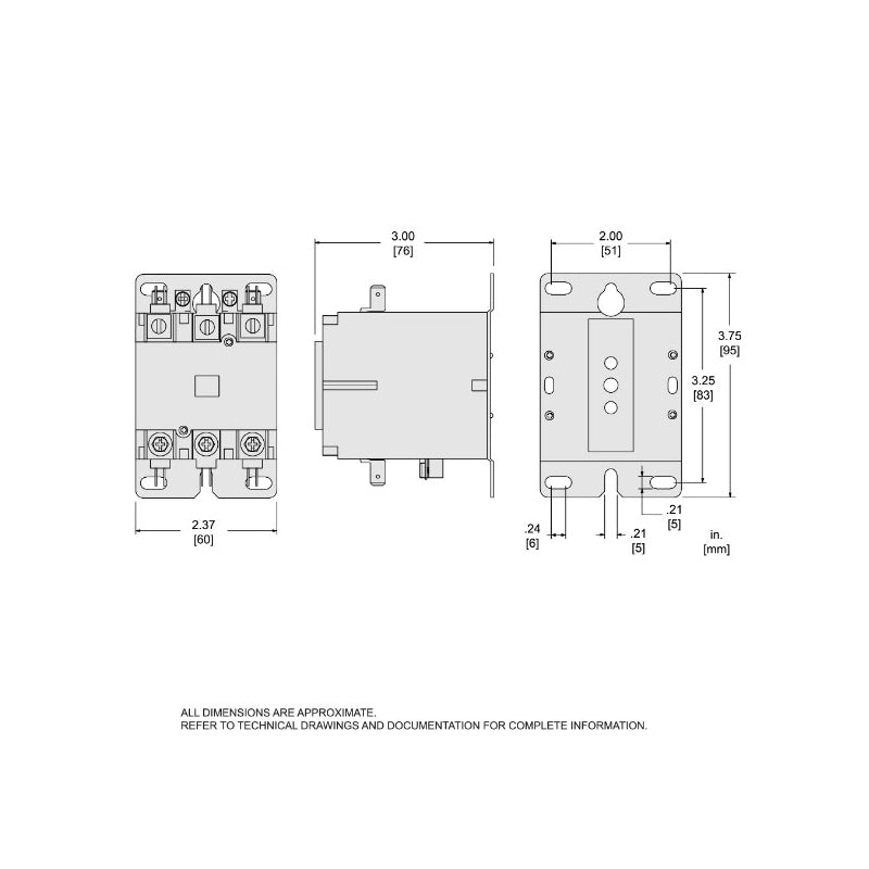 Square D 8910DPA43V02 Contactor | 3P 3Ph 600V 40A 110V Coil Class 8910
