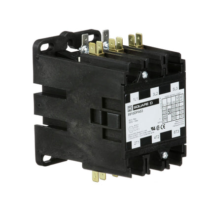 Square D 8910DPA53V02 Contactor | 3P 3Ph 600V 50A 110V Coil Class 8910