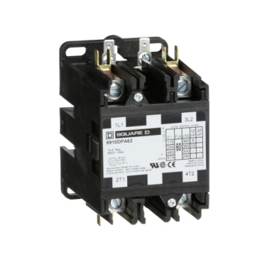 8910DPA62V09 Square D Class 8910 Contactor 600V 60A 240V Coil - Essential Electric Supply