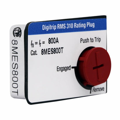 Eaton 8MES800T Rating Plug | 800A Fixed Digitrip RMS 310 Series C