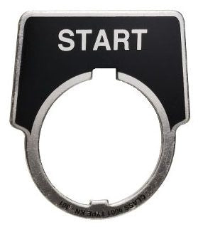 Square D 9001B101 Push Button Legend Plate | 30mm Applications Harmony 9001K