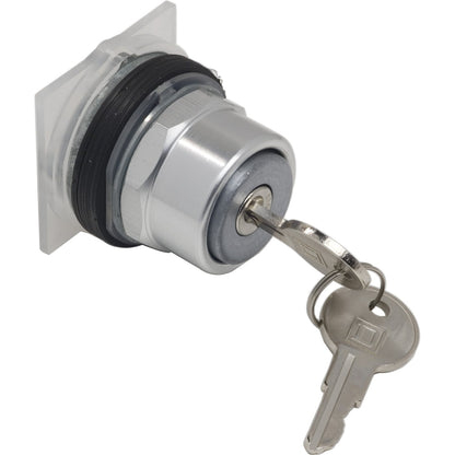 Square D 9001KR152 Industrial Button Switch Manual/Off/Auto Control Station Silver Finish