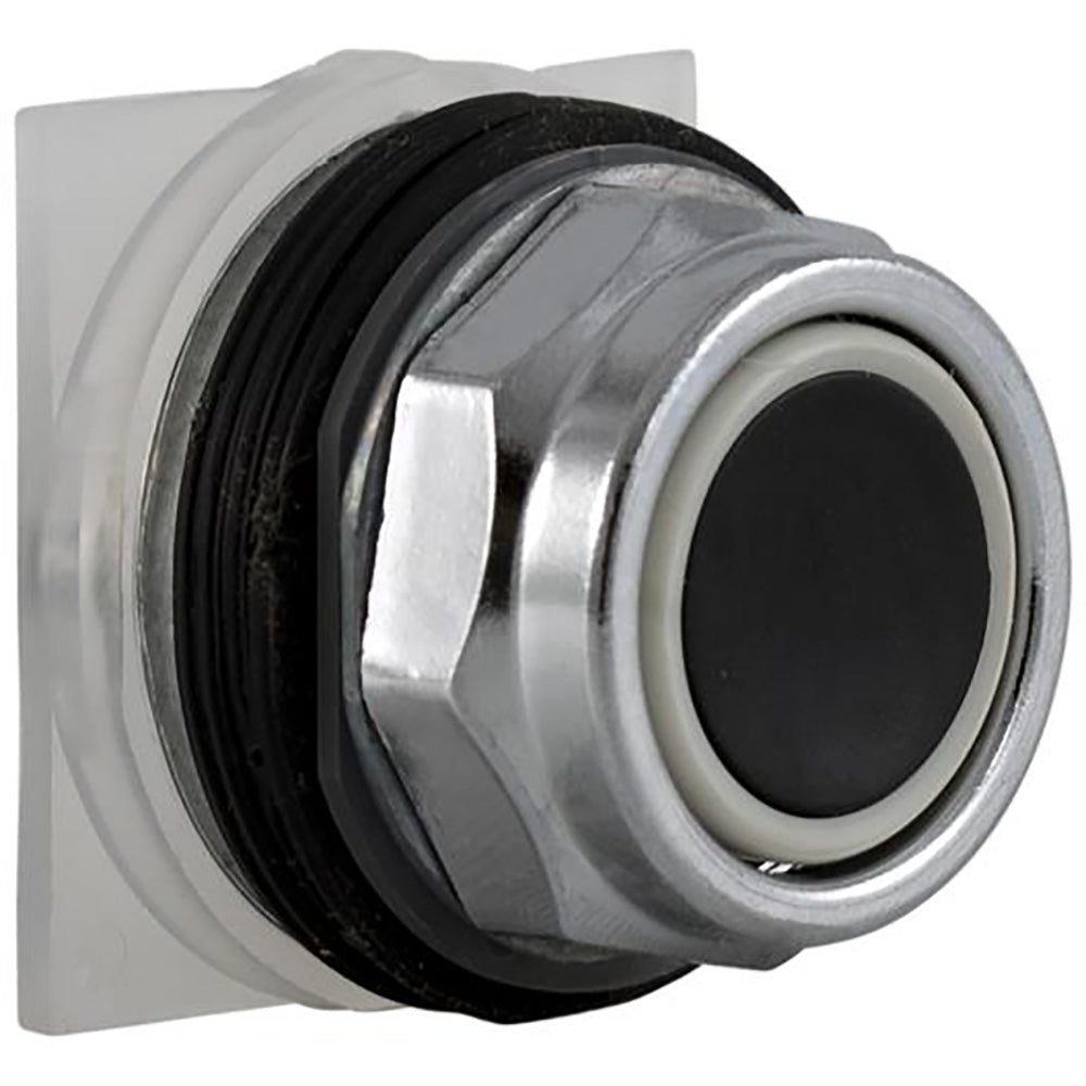 Square D 9001KR1BH2 Push button switch | 30mm flush black spring return 2 C/O contacts 9001KR