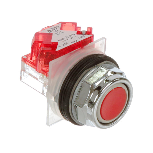 Square D 9001KR1RH6 Push button switch | 30mm flush red 1NC 9001K