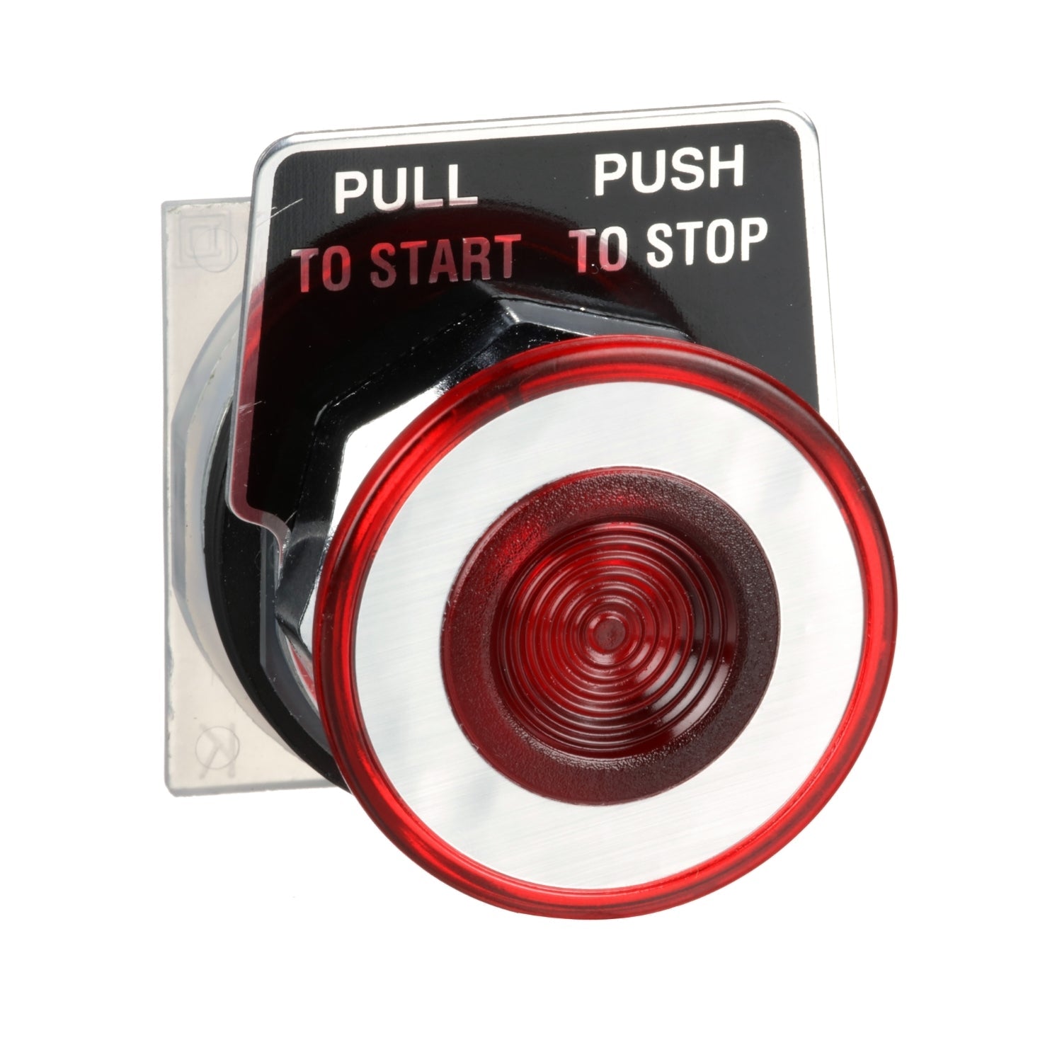 9001KR9R Red Push Pull Operator Pushbutton - Essential Electric Supply