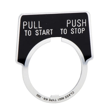 Square D 9001KN379 Push button switch | PULL TO START/PUSH TO STOP 9001K