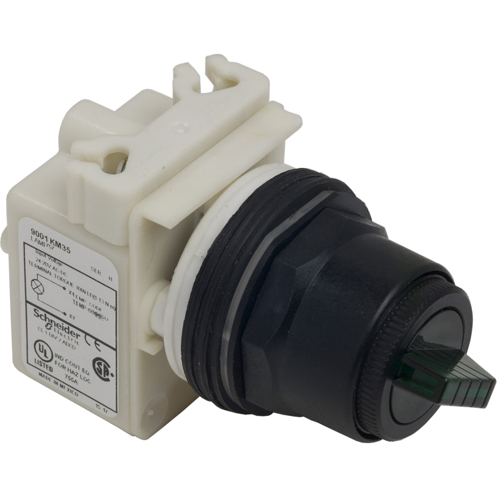 Square D 9001SK11J35G Selector Switch Heavy-Duty Industrial Illuminated Harmony 9001SK