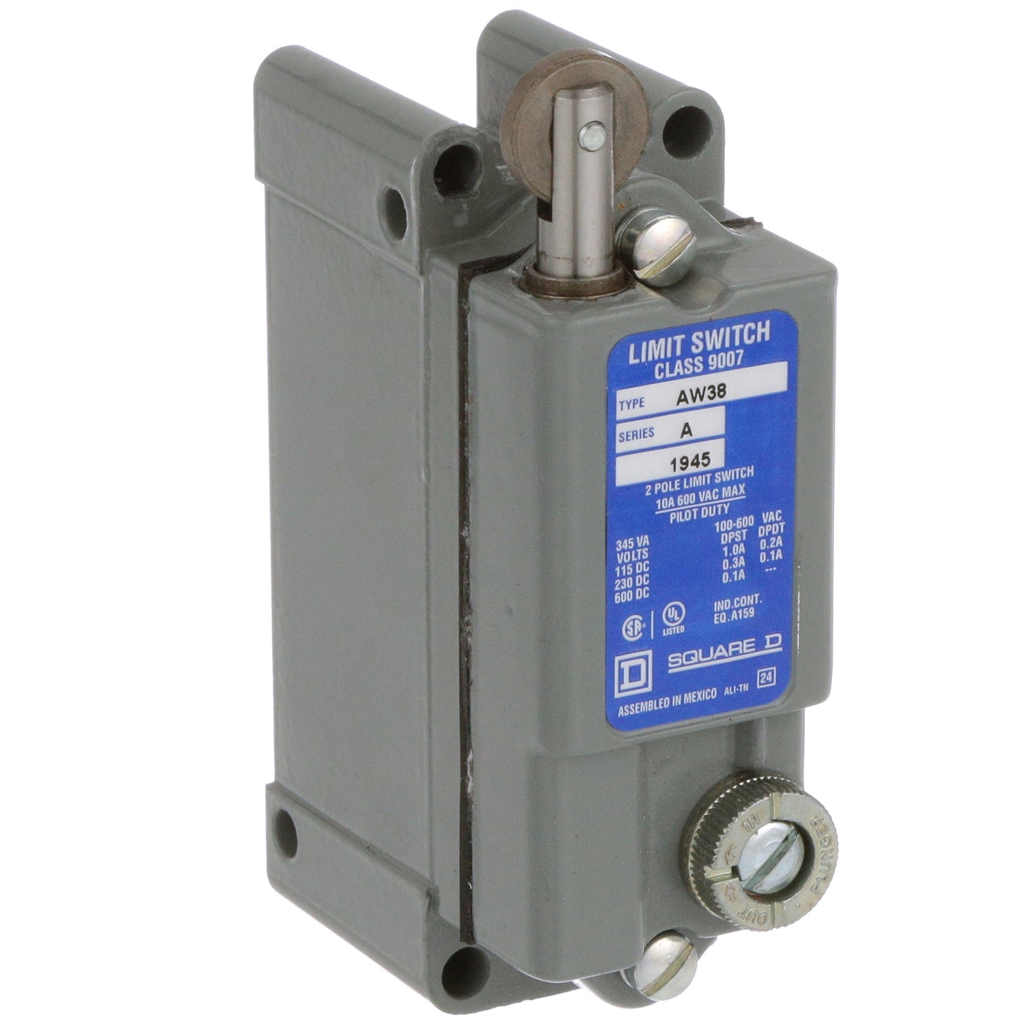 Telemecanique 9007AW38 Limit Switch | 600VAC 10A 9007