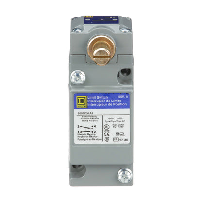 Telemecanique 9007C54A2 Limit Switch | 600V 1 NC + 1 NO 9007C Series