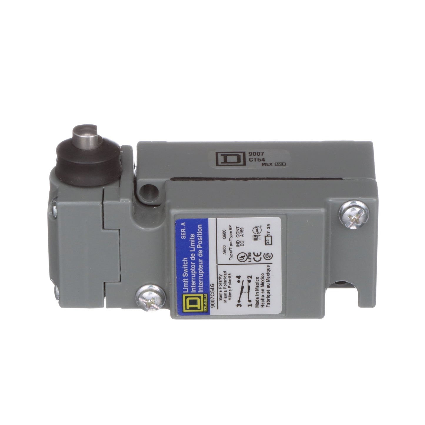 Telemecanique 9007C54G Limit Switch | 600V 1 NC + 1 NO 9007C Series