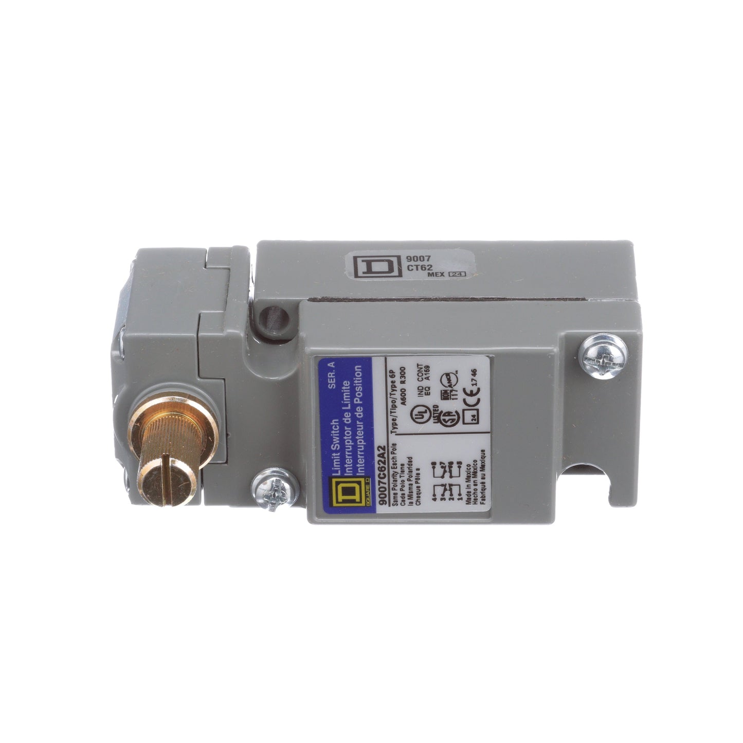 Telemecanique 9007C62A2 Limit Switch | 600V 9007C Series