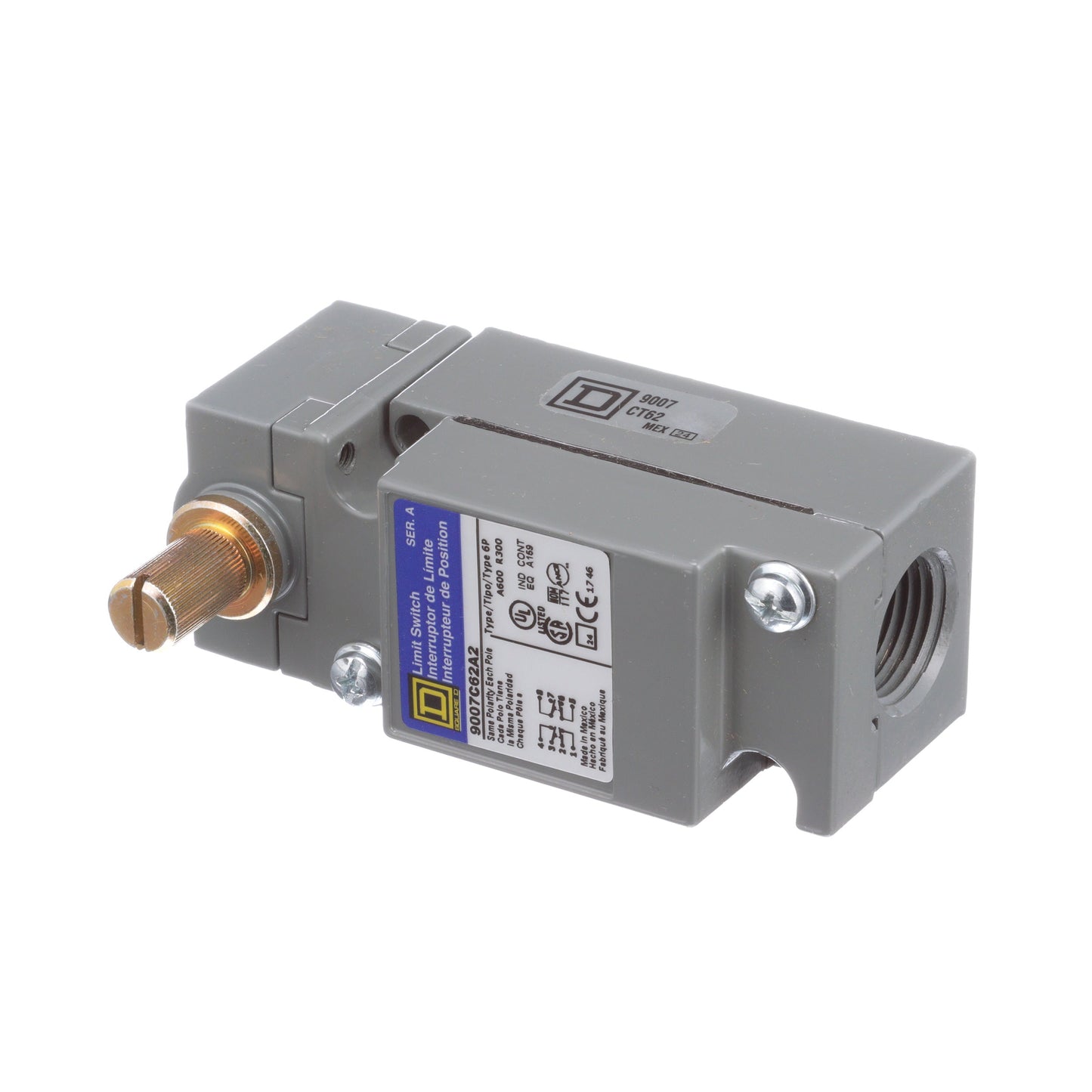 Telemecanique 9007C62A2 Limit Switch | 600V 9007C Series
