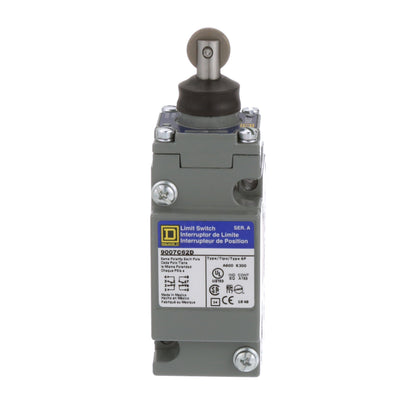 Telemecanique 9007C62D Limit Switch 2-Pole 10A 600V 9007C