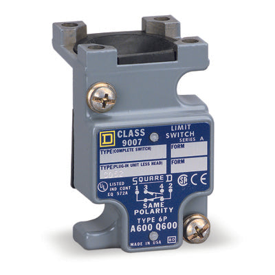 Telemecanique 9007CO52 Limit Switch Plug-In Unit 600V 10A 9007C