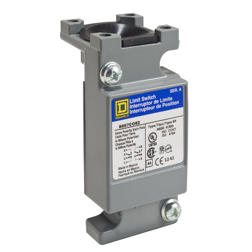 Telemecanique 9007CO66 Limit Switch Two-Pole 600V NEMA A600
