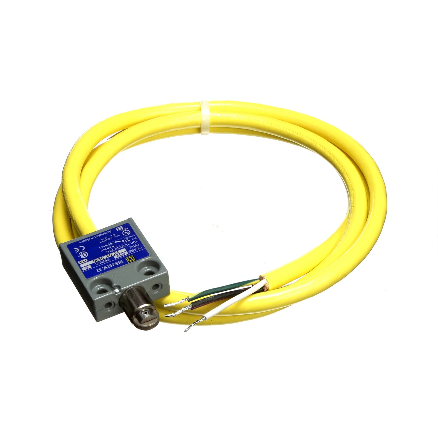Telemecanique 9007MS02S0200 Limit Switch Roller Plunger 3A 240V/6A 120V 9007MS/ML
