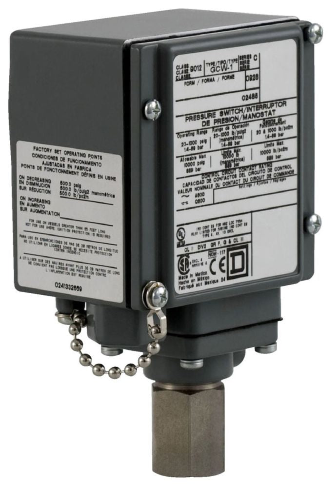 Telemecanique 9012GFW2 Pressure switch 9012G