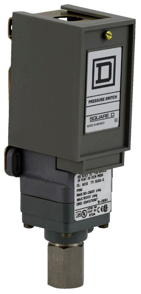 Schneider Electric 9012GRG5 Pressure Switch | 480VAC 10AMP 9012G