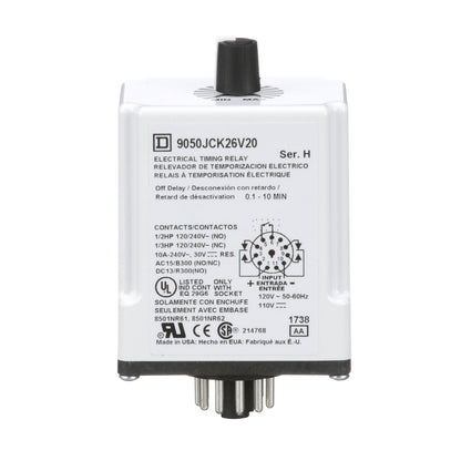 Schneider Electric 9050JCK26V20 Timers | 240V 9050