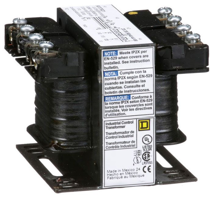 Square D 9070T50D1 Control Transformer | 50VA 240x480V to 120V 9070