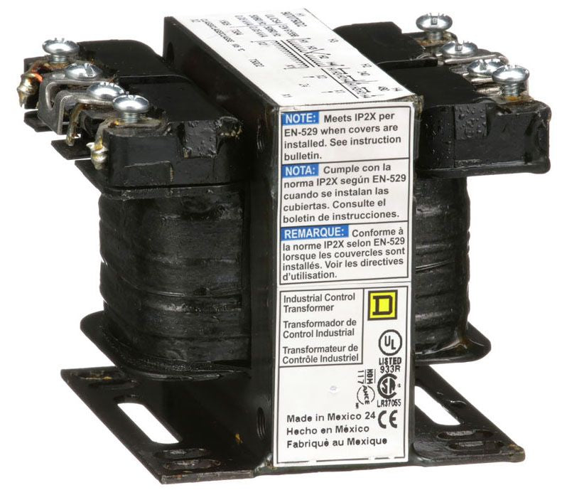 Square D 9070T50D2 Control Transformer | 50VA 240x480V Primary 24V Secondary 9070