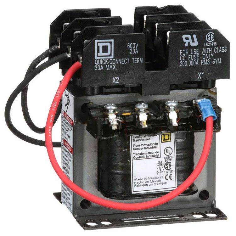 Square D 9070TF50D23 Control Transformer | 50 VA 120/240VAC Primary 24VAC Secondary TF