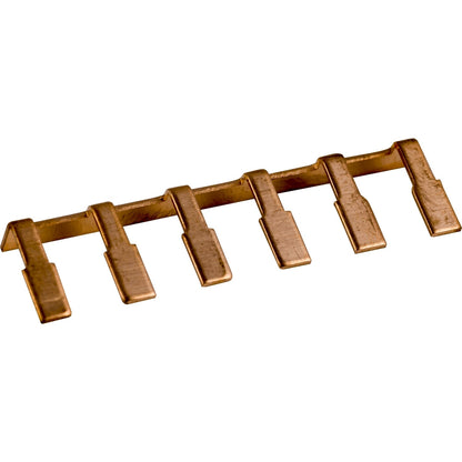 Square D 9080GH73 Terminal Block 6-Pole Jumper DIN 3 Track Mounting