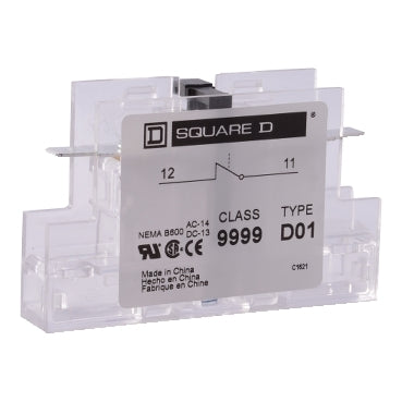 9999D01 Square D Class 9999 Contactor And Motor Starter Auxiliaries - Essential Electric Supply