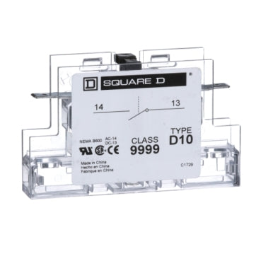 9999D10 Square D Class 9999 Contactor And Motor Starter Auxiliaries - Essential Electric Supply