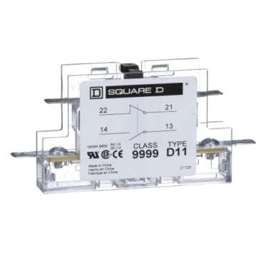 9999D11 Square D Class 9999 Contactor And Motor Starter Auxiliaries - Essential Electric Supply