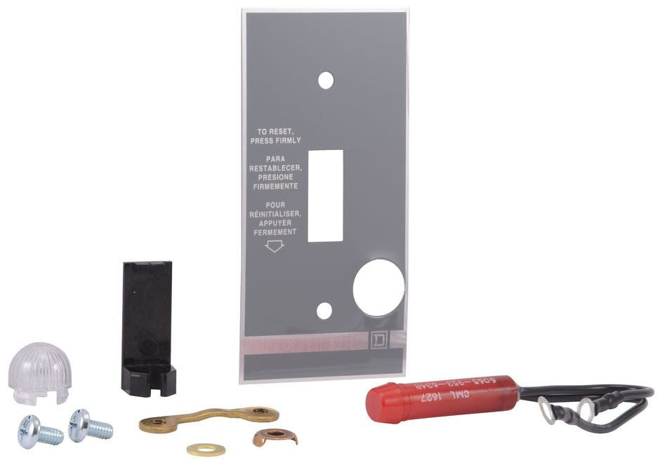 Square D 9999PL10 Pilot Light Kit | Type F Red Indicator 115-240VAC/DC