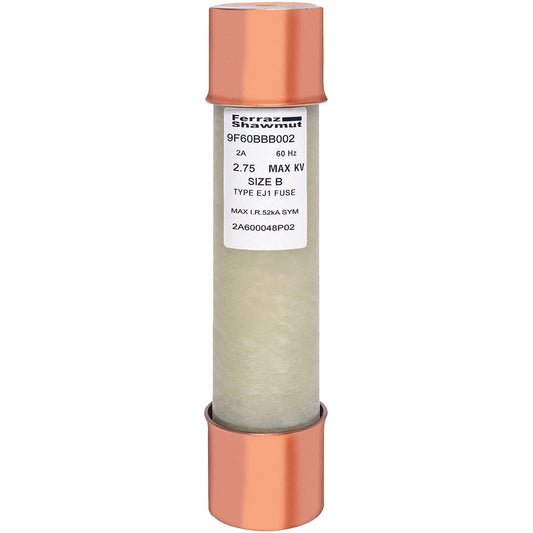 Mersen 9F60BBB002 Fuse | 9F60 Series 9F60BBB 2750V 2A
