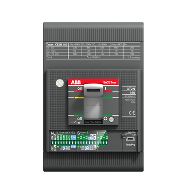 ABB XT2LU3060FYD000XXX Circuit Breaker | 600V 60A 3P 100kA@480V Thermal Magnetic SACE Tmax XT