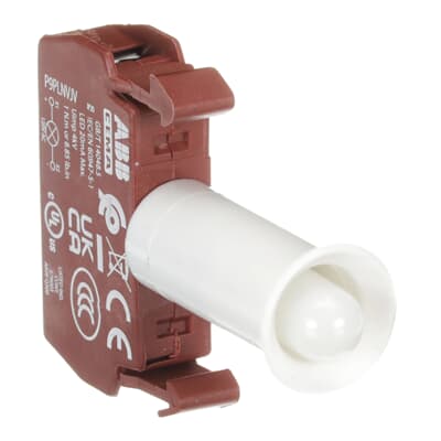 ABB P9PLNVJV PNL MTG LED PL | 120V Full Voltage Type Green Integrated LED Screw Terminal P9