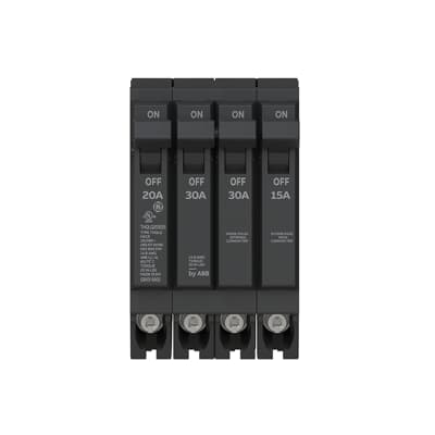 General Electric THQLQ203015 Circuit Breaker | 240V 15A 4P Plug-In 10kA@240V Q-Line