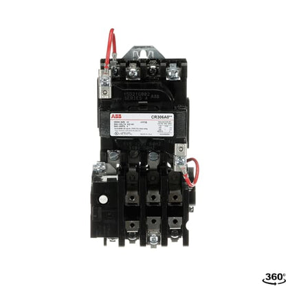 CR306A002 General Electric 300-Line Motor Starter 3 pole 3 phase 600V 9A 115V coil - Essential Electric Supply