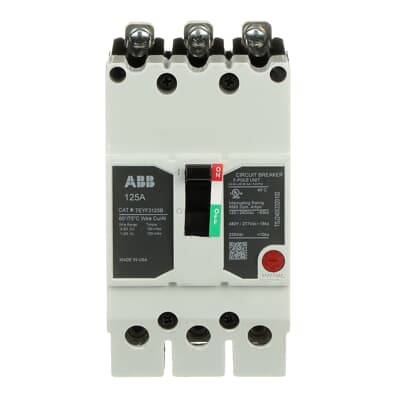 General Electric TEYF3125B Circuit Breaker | 480V 125A 3P 18kA@480V Bolt-On TEYF Series