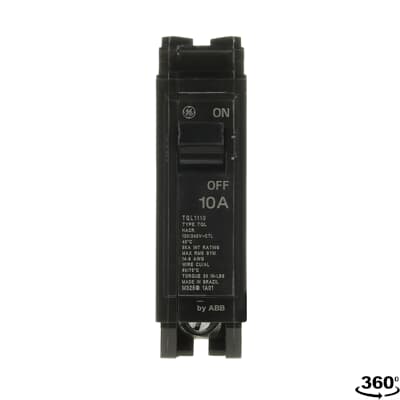 General Electric TQL1110 Circuit Breaker | 240V 10A 1P 5kA@120V Plug-In Q-Line