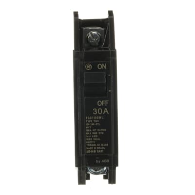 General Electric TQC1130WL Circuit Breaker | 240V 30A 3P 5kA@120V Feed-Thru