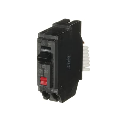 General Electric THHQL1120GFT Circuit Breaker | 120V 20A 1P 22kA@120V Plug-In Q-Line