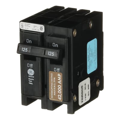 General Electric TMQL21125 Circuit Breaker | 240V 125A 2P 42kA@240V Plug-In Meter Mod