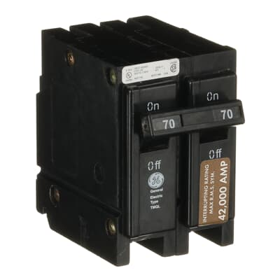 General Electric TMQL2170 Circuit Breaker | 240V 70A 2P 42kA@240V Plug-In Meter Mod TMQL