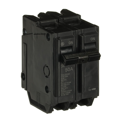 General Electric THQL22050 Circuit Breaker | 240V 50A 2P 10kA@240V Plug-In