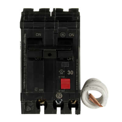 General Electric THQL2130GF1 Circuit Breaker | 240V 30A 2P 10kA@120V Plug-In Q-Line